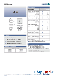 Datasheet GSX-13551D manufacturer Golledge