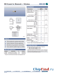 Datasheet GSX-323111NF manufacturer Golledge