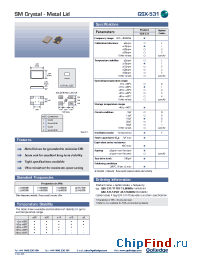 Datasheet GSX-531111DF manufacturer Golledge