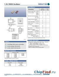 Datasheet GXO-U114BI manufacturer Golledge