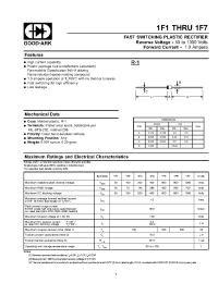 Datasheet 1F4 manufacturer GOOD-ARK