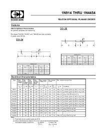 Datasheet 1N4149 manufacturer GOOD-ARK