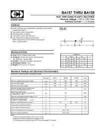 Datasheet BA157 manufacturer GOOD-ARK
