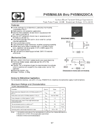 Datasheet P4SMA120A manufacturer GOOD-ARK