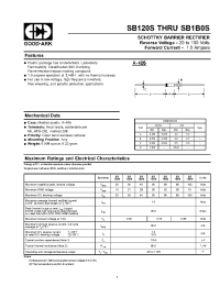 Datasheet SB150S manufacturer GOOD-ARK