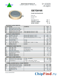 Datasheet GETG0105 manufacturer Green Power