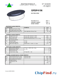 Datasheet GPDP4156 manufacturer Green Power