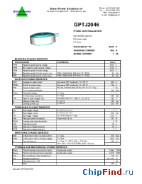 Datasheet GPTJ2046 manufacturer Green Power