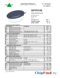 Datasheet GPTP3150 manufacturer Green Power
