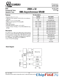 Datasheet GS78132AB-10 manufacturer GSI