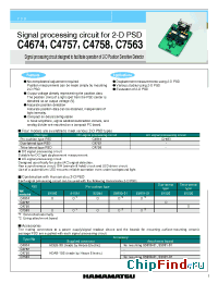 Datasheet C4674 manufacturer Hamamatsu