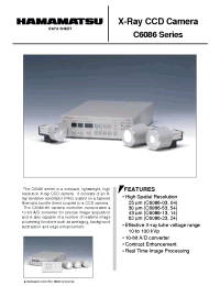 Datasheet C6086-13 manufacturer Hamamatsu