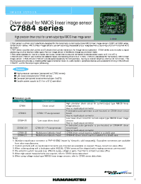 Datasheet C7884-01 manufacturer Hamamatsu