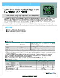 Datasheet C7885-20 manufacturer Hamamatsu