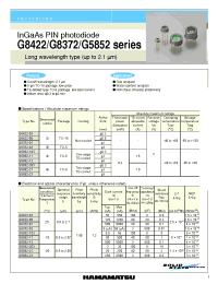 Datasheet G5852-13 manufacturer Hamamatsu