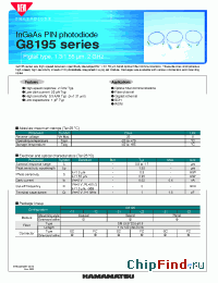 Datasheet G8195-32 manufacturer Hamamatsu