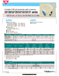 Datasheet G9128-22 manufacturer Hamamatsu