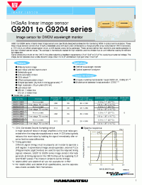 Datasheet G9203 manufacturer Hamamatsu