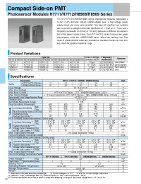 Datasheet H7711-13 manufacturer Hamamatsu