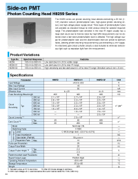 Datasheet H8259-01 manufacturer Hamamatsu