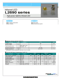 Datasheet L2690-02 manufacturer Hamamatsu