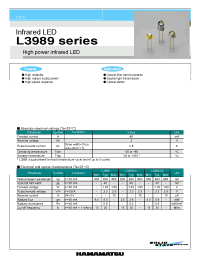 Datasheet L3989 manufacturer Hamamatsu