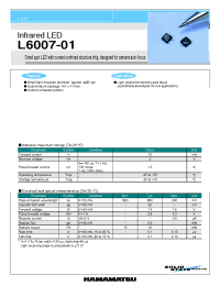 Datasheet L6007-01 manufacturer Hamamatsu