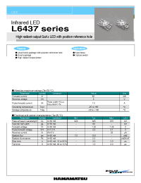 Datasheet L6437 manufacturer Hamamatsu
