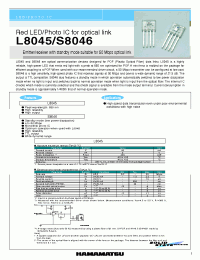 Datasheet L8045 manufacturer Hamamatsu