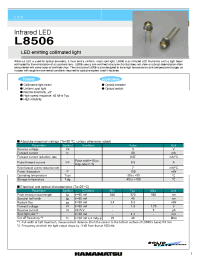 Datasheet L8506 manufacturer Hamamatsu