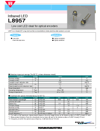 Datasheet L8957 manufacturer Hamamatsu