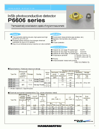 Datasheet P6606 manufacturer Hamamatsu