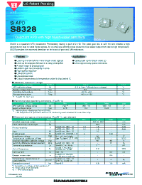 Datasheet S8328 manufacturer Hamamatsu