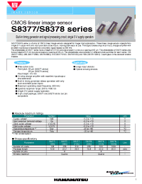 Datasheet S8378 manufacturer Hamamatsu