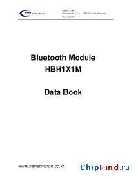 Datasheet HBH1X1M manufacturer Hanamicron