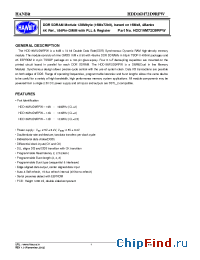 Datasheet HDD16M72D9RPW manufacturer Hanbit