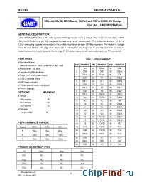 Datasheet HMD2M32M4EAG manufacturer Hanbit