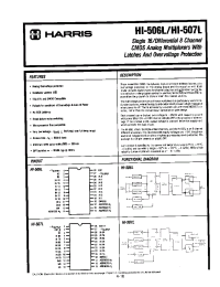 Datasheet HI-506L manufacturer Harris