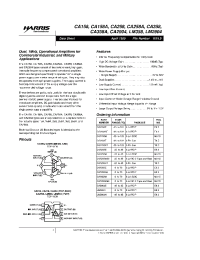 Datasheet LM358N manufacturer Harris