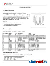 Datasheet HTC151BDI manufacturer High Tech Chips