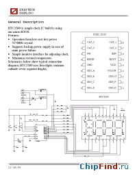 Datasheet HTC2500SI manufacturer High Tech Chips