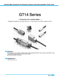 Datasheet GT14-2P-DS manufacturer Hirose
