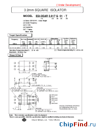 Datasheet ESI-3EAR2.017G01 manufacturer Hitachi Metals