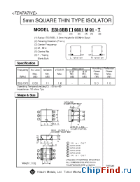 Datasheet ESI-5BBL0.851M01 manufacturer Hitachi Metals