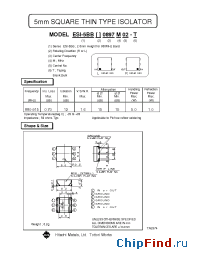 Datasheet ESI-5BBL0.897M02 manufacturer Hitachi Metals