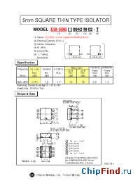 Datasheet ESI-5BBR0.942M02-T manufacturer Hitachi Metals