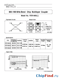 Datasheet LC-FSTH-90S-AGP-0408A manufacturer Hitachi Metals