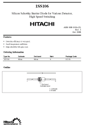 Datasheet 1SS106 manufacturer Hitachi