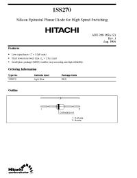 Datasheet 1SS270 manufacturer Hitachi