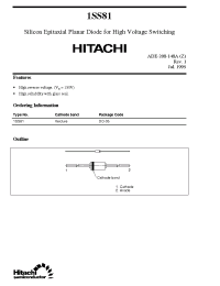 Datasheet 1SS81 manufacturer Hitachi